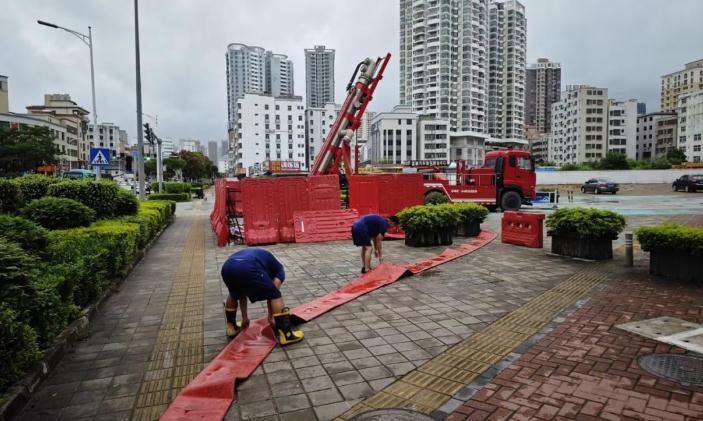 聞“汛”而動！他們沖在防汛抗臺第一線！